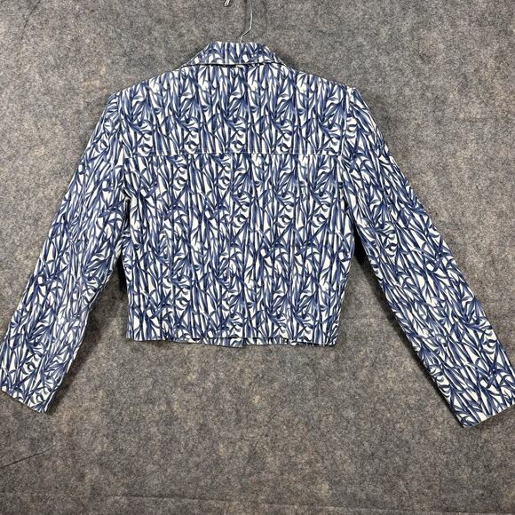 Alberto Makali Sport Cache Womens & Cropped Button Blazer Jacket Size 2 Long Sle - Picture 7 of 10